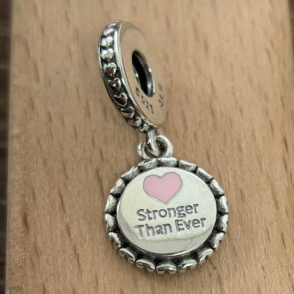 Pandora United Together Stronger Than Ever Charm, S925 Silver Bracelets - Picture 1 of 4